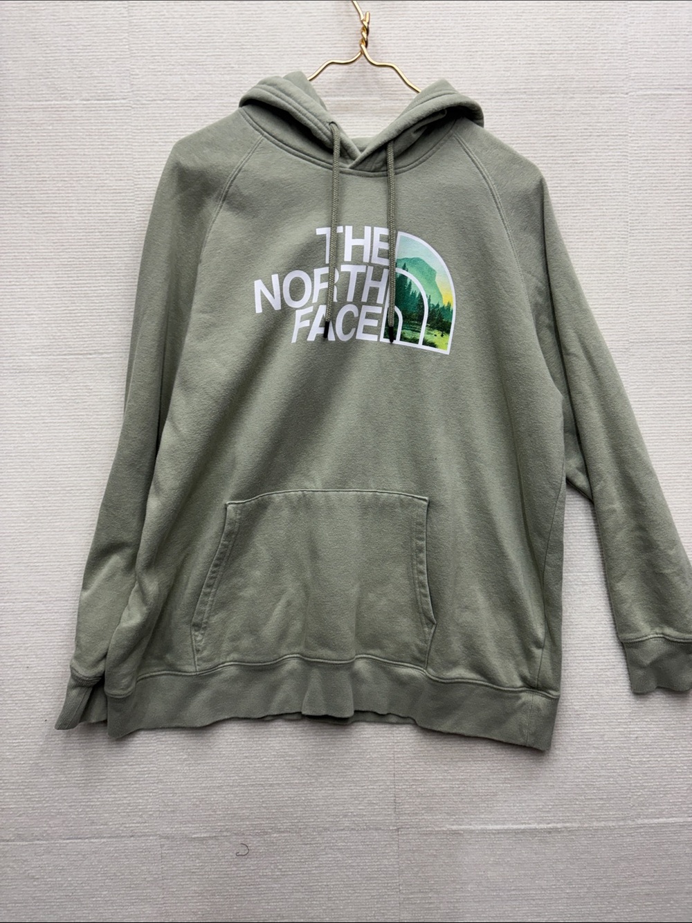 The North Face women’s Olive Crewneck Logo Hoodie xxl